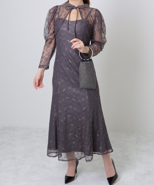 Lace Ladies(レースレディース)の「コンパクト ビジュー スリム リング ハンドバッグ(クラッチバッグ・レディース・シルバー/ブラック/ゴールド・FREE)」の6枚目の写真