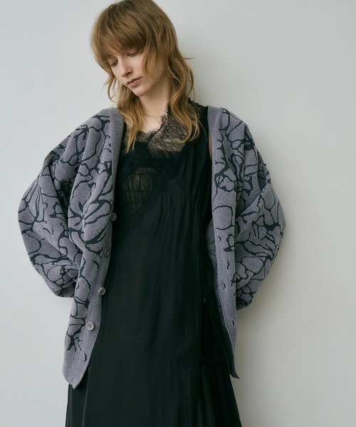 オレボレブラ　チュールリボン　カーディガン　ニットコート　11 オレボレブラ チュールリボン カーディガン ニットコート 11 金