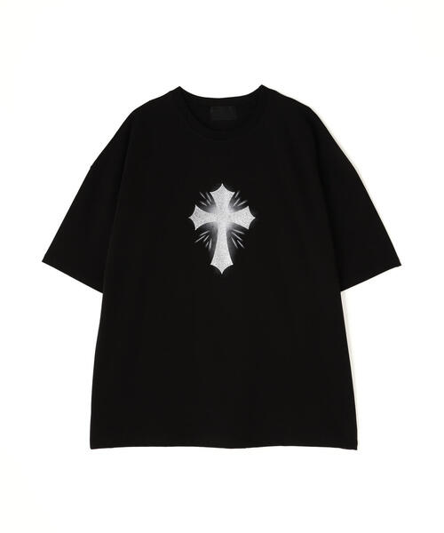 SIS（エスアイエス）の「SISseoul/エスアイエスソウル/クロスＴシャツ（Tシャツ/カットソー・レディース・ホワイト/ブラック/チャコールグレー・F）」の19枚目の写真