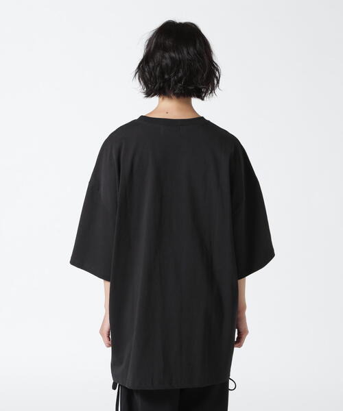 SIS（エスアイエス）の「SISseoul/エスアイエスソウル/クロスＴシャツ（Tシャツ/カットソー・レディース・ホワイト/ブラック/チャコールグレー・F）」の16枚目の写真