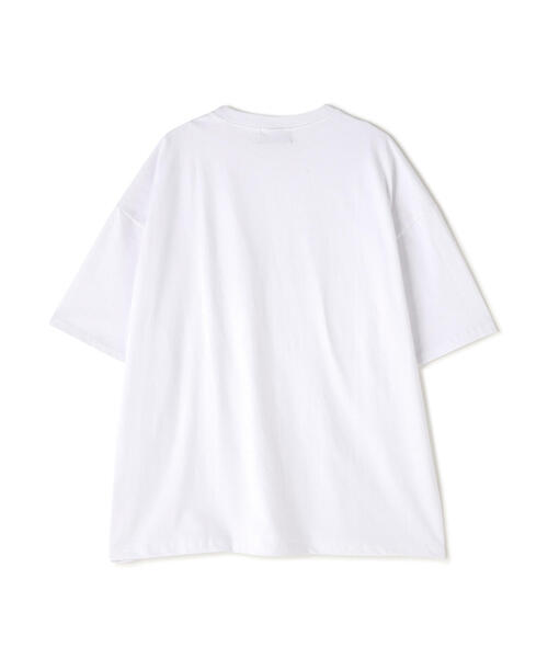 SIS（エスアイエス）の「SISseoul/エスアイエスソウル/クロスＴシャツ（Tシャツ/カットソー・レディース・ホワイト/ブラック/チャコールグレー・F）」の5枚目の写真