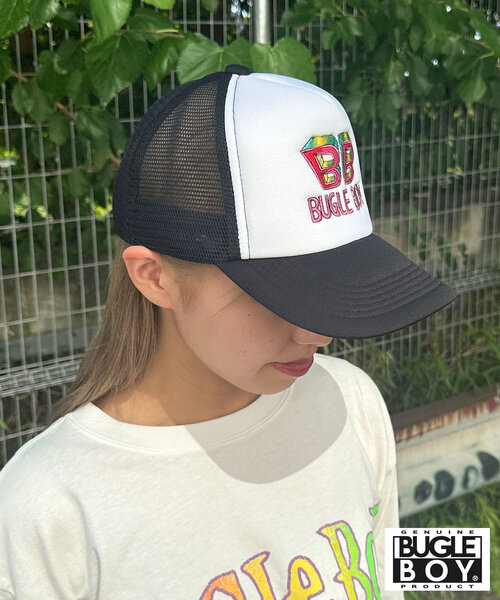 【BUGLE BOY/ビューグル ボーイ】ロゴ刺繍メッシュキャップ（キャップ）｜CIAOPANIC（チャオパニック）