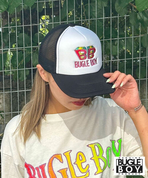 BUGLE BOY/ビューグル ボーイ】ロゴ刺繍メッシュキャップ