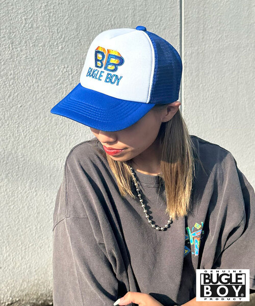 セール】【BUGLE BOY/ビューグル ボーイ】ロゴ刺繍メッシュ