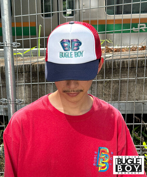 【BUGLE BOY/ビューグル ボーイ】ロゴ刺繍メッシュキャップ（キャップ）｜CIAOPANIC（チャオパニック）