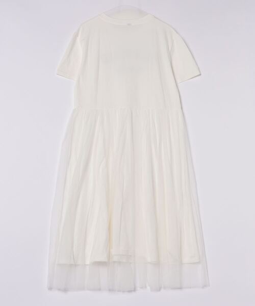 BARRETTA(バレッタ)の「ロゴTチュールワンピース(ワンピース・レディース・ブラック/グレー/ホワイト・FREE)」の4枚目の写真