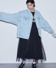 BARRETTA | ロゴTチュールワンピース(ワンピース)