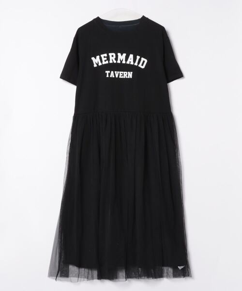 BARRETTA(バレッタ)の「ロゴTチュールワンピース(ワンピース・レディース・ブラック/グレー/ホワイト・FREE)」の7枚目の写真