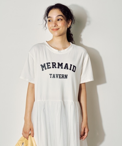 BARRETTA(バレッタ)の「ロゴTチュールワンピース(ワンピース・レディース・ブラック/グレー/ホワイト・FREE)」の13枚目の写真