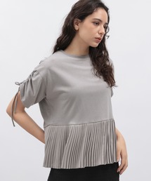 LAKOLE | スソプリーツドロスト半袖T / 136063(Tシャツ/カットソー)