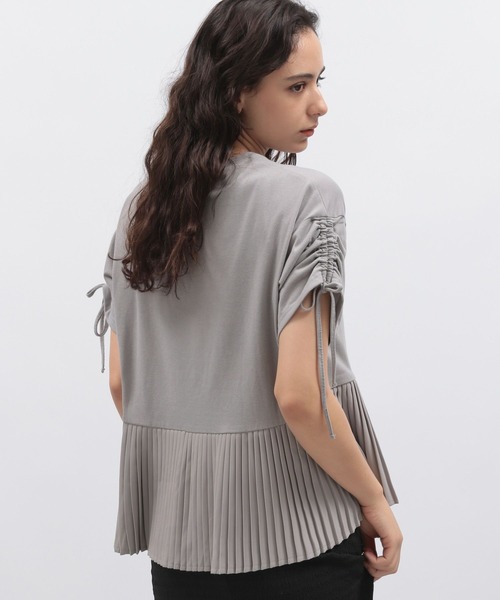 LAKOLE（ラコレ）の「スソプリーツドロスト半袖T / 136063（Tシャツ/カットソー・レディース・オフホワイト/グレー/ブラック・SMALL/MEDIUM）」の15枚目の写真