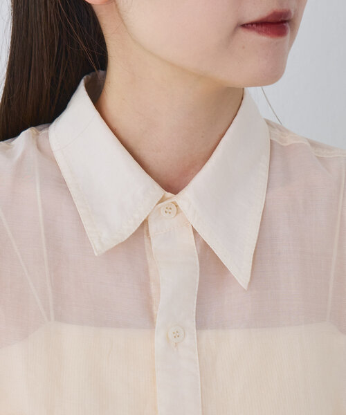 シャツ/ブラウス(長袖/七分) Kastane - original seethrough tops lawgy lawgy（ラウジー）の「original seethrough tops（シャツ