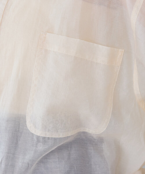 Kastane（カスタネ）の「【4色展開】シアーBIGシャツ（シャツ/ブラウス・レディース・ブラック/グレー/ピンク/アイボリー・FREE）」の13枚目の写真