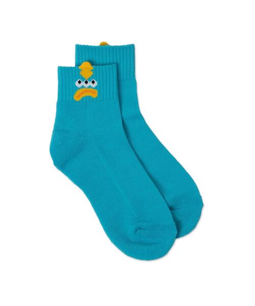 WEGO（ウィゴー）の「WEGO/モンスターアンクルソックス（ソックス/靴下・レディース・グリーン/パープル/イエロー/ブラック/サックスブルー/ライトピンク・23-25cm）」の9枚目の写真