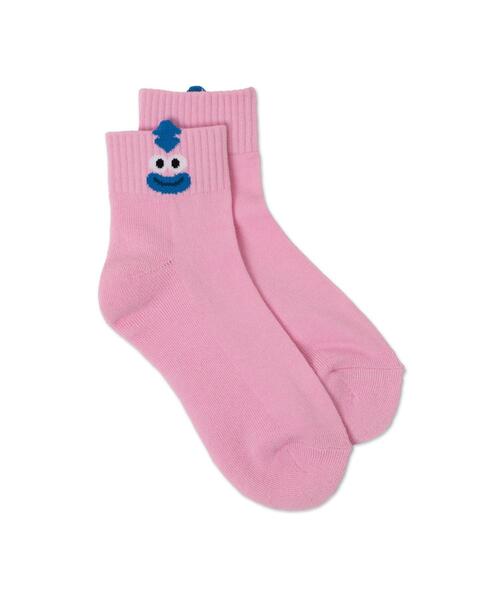 WEGO（ウィゴー）の「WEGO/モンスターアンクルソックス（ソックス/靴下・レディース・グリーン/パープル/イエロー/ブラック/サックスブルー/ライトピンク・23-25cm）」の12枚目の写真