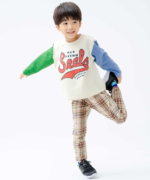 SKAPE（エスケープ）の「ﾐﾗﾉﾘﾌﾞﾊﾟﾝﾂ（その他パンツ・キッズ・グレー/ブルー/アイボリー/ピンク/グリーン/ブラウン/パープル/ネイビー・80ｃｍ/90cm/100cm/110cm/120cm）」の2枚目の写真