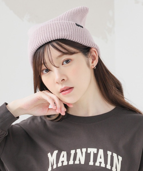 Honeys（ハニーズ）の「ネコ耳ニット帽（ニットキャップ/ビーニー