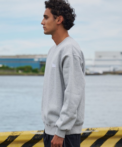 FIRST DOWN（ファーストダウン）の「ロゴ クルースウェット（スウェット・メンズ・ダークネイビー/ブラック/杢グレー/オリーブ・L/M/XL）」の18枚目の写真