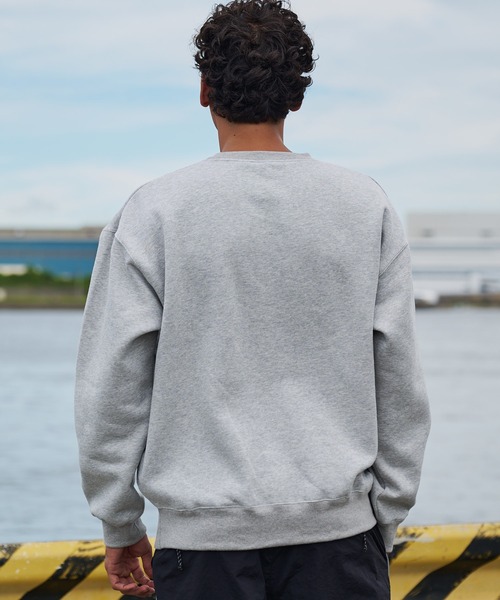 FIRST DOWN（ファーストダウン）の「ロゴ クルースウェット（スウェット・メンズ・ダークネイビー/ブラック/杢グレー/オリーブ・L/M/XL）」の19枚目の写真