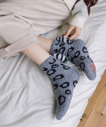 Misha & Puff ブーティ　ソックス mosox（モソックス）の「【mosox】ねこ足柄ふわふわソックス（ソックス