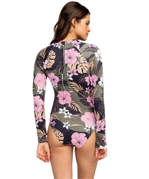 セール】ROXY PRO THE OVERHEA/ロキシー総柄ワンピースラッシュ