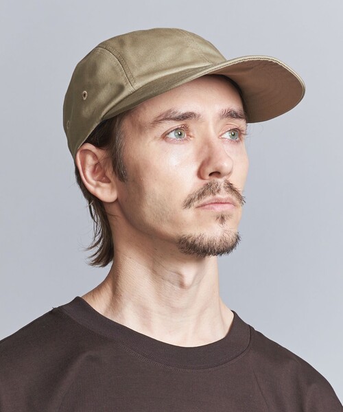 BEAUTY&YOUTH UNITED ARROWS(ビューティーアンドユースユナイテッドアローズ)の「ユーティリティ ダックビル キャップ -UV CARE・接触冷感-(キャップ・メンズ・ベージュ/ブラック・FREE)」の2枚目の写真
