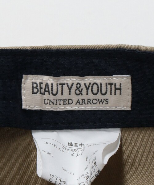 BEAUTY&YOUTH UNITED ARROWS(ビューティーアンドユースユナイテッドアローズ)の「ユーティリティ ダックビル キャップ -UV CARE・接触冷感-(キャップ・メンズ・ベージュ/ブラック・FREE)」の16枚目の写真