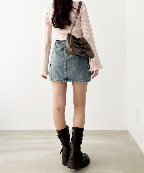 Heather アソートミドルブーツ Lサイズ　サイドゴアホワイト Heather（ヘザー）の「ミドルブーツ 907442（ブーツ）」 - WEAR