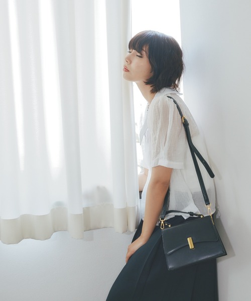 BARRETTA（バレッタ）の「ﾊﾞｲｶﾗｰ2WAYﾊﾝﾄﾞﾊﾞｯｸﾞ（ショルダーバッグ・レディース・ブラウン/ブラック・FREE）」の8枚目の写真