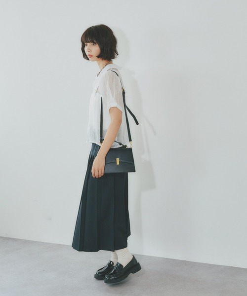 BARRETTA（バレッタ）の「ﾊﾞｲｶﾗｰ2WAYﾊﾝﾄﾞﾊﾞｯｸﾞ（ショルダーバッグ・レディース・ブラウン/ブラック・FREE）」の12枚目の写真