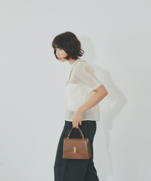 BARRETTA（バレッタ）の「ﾊﾞｲｶﾗｰ2WAYﾊﾝﾄﾞﾊﾞｯｸﾞ（ショルダーバッグ・レディース・ブラウン/ブラック・FREE）」の14枚目の写真