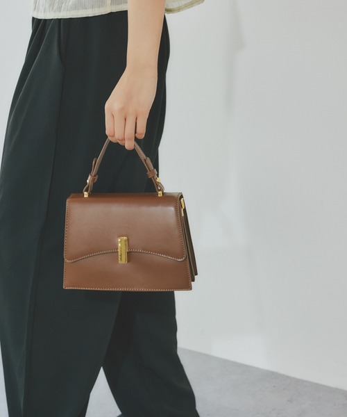 BARRETTA（バレッタ）の「ﾊﾞｲｶﾗｰ2WAYﾊﾝﾄﾞﾊﾞｯｸﾞ（ショルダーバッグ・レディース・ブラウン/ブラック・FREE）」の16枚目の写真