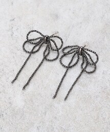 SHOO・LA・RUE（シューラルー）の「たれリボンピアス（ピアス（両耳用）・レディース）」