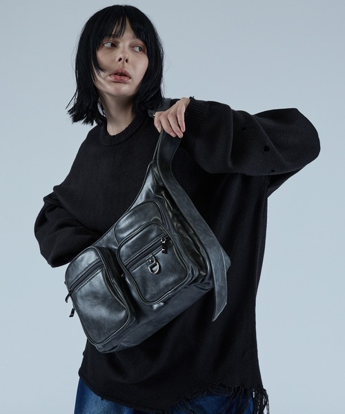 美品ランセルマルチカラーショルダーバッグヴィンテージ