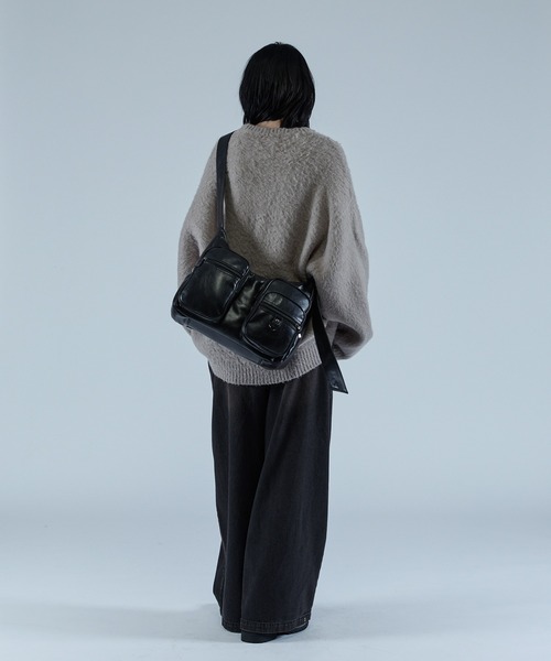 美品ランセル　マルチカラーショルダーバッグ　ヴィンテージ LANCEL ランセル ショルダーバッグ 未使用品 グリーン レザー