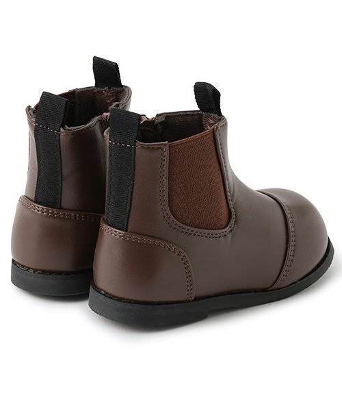 petit main（プティマイン）の「サイドゴアブーツ（ブーツ・キッズ・ライトベージュ/ブラウン/ブラック・15cm/16cm/17cm/18cm/14cm/19cm）」の7枚目の写真