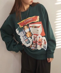 COLEMAN（コールマン）の「【Coleman】バックフリース ヴィンテージグラフィックトレーナー /メンズ、ウィメンズで着れるサイズ展開！ Vintage print buck fleece crew neck sweat（スウェット・メンズ）」