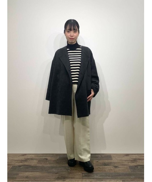 SENSE OF PLACE by URBAN RESEARCH(センスオブプレイスバイアーバンリサーチ)の「ストレッチモックネックニット(ニット/セーター・メンズ・アイボリー/レッド/ライトブルー/ブラック/ネイビー/ブラウン/ブラック系その他・LARGE/MEDIUM)」の11枚目の写真