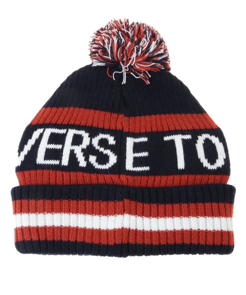 CONVERSE TOKYO（コンバーストウキョウ）の「LOGO LINE KNIT CAP（ニットキャップ/ビーニー・レディース・ネイビー/グリーン/ブラック・FREE）」の7枚目の写真