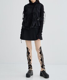 レッグウェア FUMIE=TANAKA ribbon up leggings レッグウェア FUMIE=TANAKA ribbon up leggings FUMIE=TANAKA