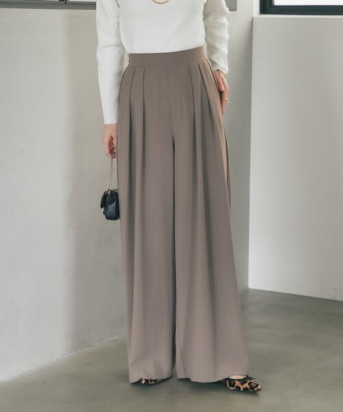 RISA監修・全骨格対応・5サイズあり】2タックワイドパンツ（スラックス