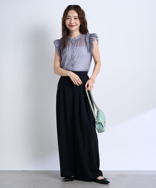 ◆Zimmermann◆タックシルクワイドレッグパンツ タックフレアワイドレッグパンツ［S-L］ | MeraviOggi