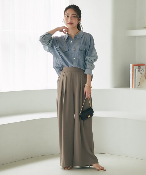 RISA監修・全骨格対応・5サイズあり】2タックワイドパンツ