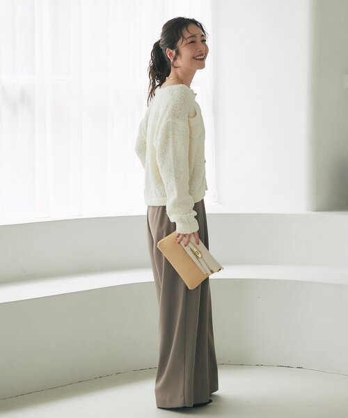 RISA監修・5サイズあり】2タックワイドパンツ（スラックス）｜La