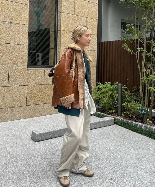 UND REVERSIBLE BONDING JACKET（ライダースジャケット）｜Ameri