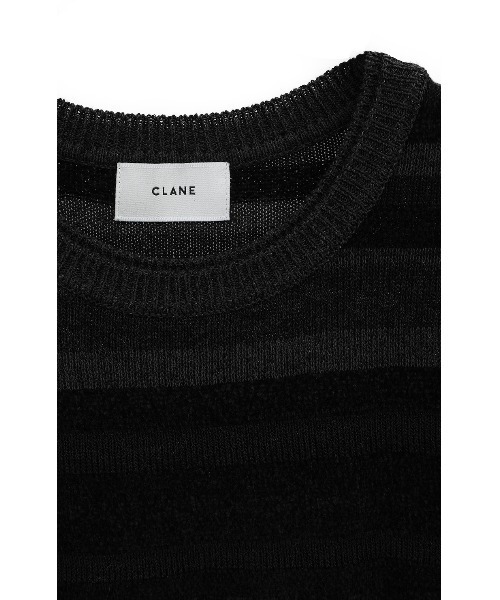めごん CLANE - ベアシャギー ハンドニットトップス - BEAR SHAGGY HAND KNIT