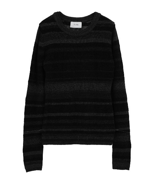 CLANE 正規商品 トップス ニット クラネ マルチ ボーダー MOLE