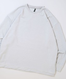 cardboard knit stitching crew neck cutsew/ダンボールニット ステッチング クルーネック カットソー レディース メンズ