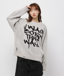 ISTKUNST | 【UNISEX】ISTKUNST／ダメージニット(ニット/セーター)