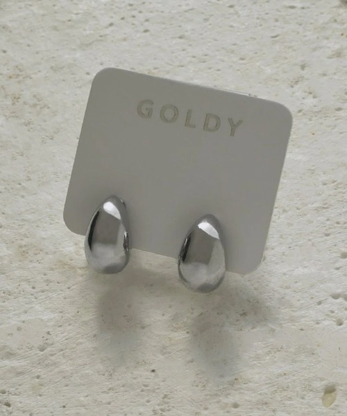 GOLDY(ゴールディ)の「【GOLDY】ミニ メタル ドロップ イヤリング 2230207(イヤリング・レディース・シルバー/シルバー系その他/ゴールド/ゴールド系その他2・FREE)」の1枚目の写真